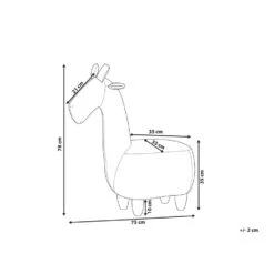 Beliani Dierenhocker GIRAFFE - Geel Fluweel 8 Beliani Dierenhocker GIRAFFE - Geel Fluweel -Tuinmeubel Winkel 01bdafdfcdab4bf99364858525a0bcf1