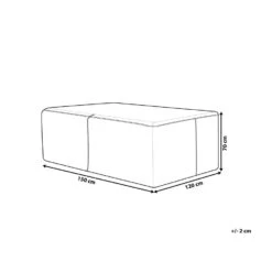 Beliani Meubelhoes CHUVA - Grijs Pvc -Tuinmeubel Winkel 023d03265e3b47069dfcdbd63caab2f6