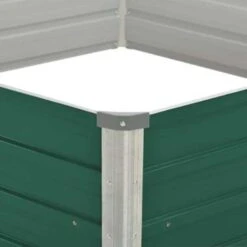 VidaXL Plantenbak Verhoogd 129x129x46 Cm Gegalvaniseerd Staal Groen 9 VidaXL Plantenbak Verhoogd 129x129x46 Cm Gegalvaniseerd Staal Groen -Tuinmeubel Winkel 07e171bc275a4b57a49e0b4fdf6f34c7