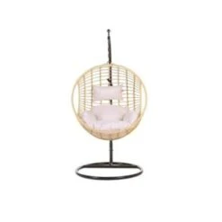 Beliani Hangstoel ASPIO - Beige Pe Rotan -Tuinmeubel Winkel 0a57f6e8e7f84b658018ac6f00ce5b45