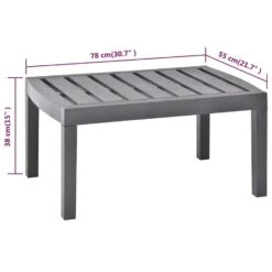 VidaXL Tuintafel 78x55x38 Cm Kunststof Mokkakleurig 9 VidaXL Tuintafel 78x55x38 Cm Kunststof Mokkakleurig -Tuinmeubel Winkel 0f31c59089164bc69077166b82b4c5ee
