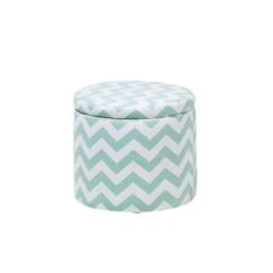 Beliani Poef TUNICA - Groen Katoen