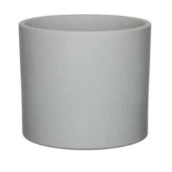 Mica Decorations Bloempot - Lichtgrijs - Keramiek - 17 X 14 Cm