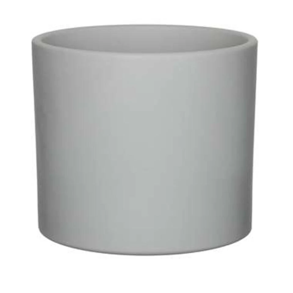 Mica Decorations Bloempot - Lichtgrijs - Keramiek - 17 X 14 Cm 3 Mica Decorations Bloempot - Lichtgrijs - Keramiek - 17 X 14 Cm