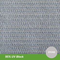 Coolaroo Schaduwdoek Rechthoek 5x3m Grijs -Tuinmeubel Winkel 1000006768 0110