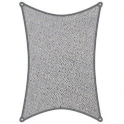 Coolaroo Schaduwdoek Rechthoek 5x3m Grijs