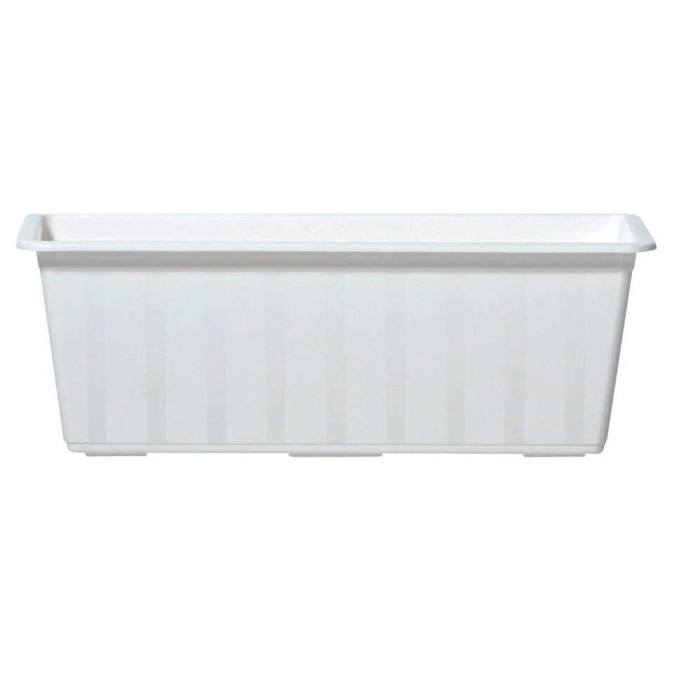 Prosperplast Plantenbak Agro - Wit - Rechthoekig - Kunststof - 50 Cm 3 Prosperplast Plantenbak Agro - Wit - Rechthoekig - Kunststof - 50 Cm