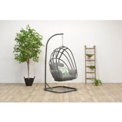 Garden Impressions Hangstoel Suez Hangstoel Ei - Opvouwbaar -Tuinmeubel Winkel 1000009437 0102