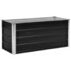 VidaXL Plantenbak Verhoogd 100x40x45 Cm Gegalvaniseerd Staal Antraciet -Tuinmeubel Winkel 1000009549