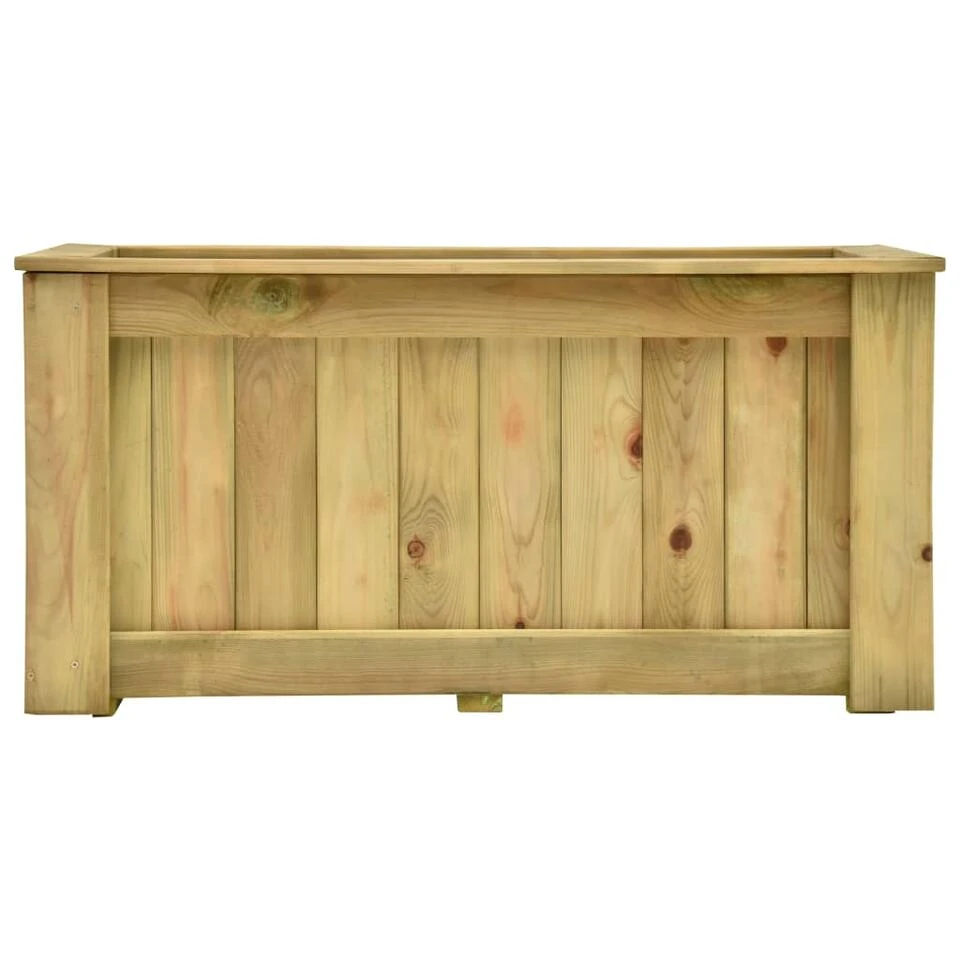 VidaXL Plantenbak Verhoogd 100x50x50 Cm Geïmpregneerd Grenenhout 4 VidaXL Plantenbak Verhoogd 100x50x50 Cm Geïmpregneerd Grenenhout - Afbeelding 2