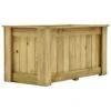 VidaXL Plantenbak Verhoogd 100x50x50 Cm Geïmpregneerd Grenenhout -Tuinmeubel Winkel 1000009559