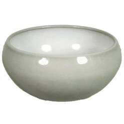 Floran Bloempot Rian - Misty Grijs - Glanzend - Keramiek - 30 X 13 Cm