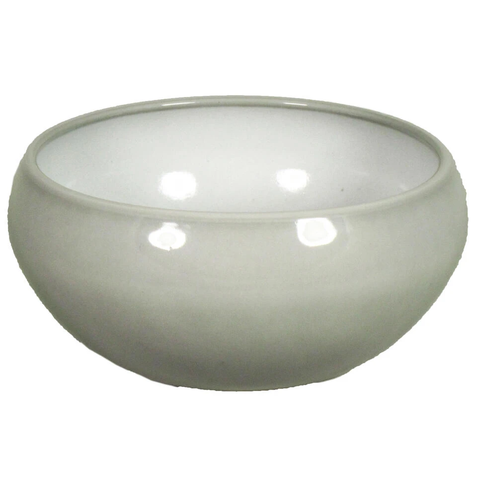 Floran Bloempot Rian - Misty Grijs - Glanzend - Keramiek - 30 X 13 Cm 3 Floran Bloempot Rian - Misty Grijs - Glanzend - Keramiek - 30 X 13 Cm