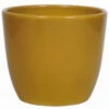 Floran Plantenpot - Okergeel - Glans - Keramiek - 13 X 12 Cm 1 Floran Plantenpot - Okergeel - Glans - Keramiek - 13 X 12 Cm -Tuinmeubel Winkel 1000013416
