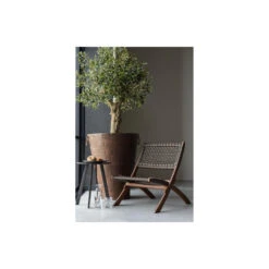 WOOOD Tuinklapstoel Ruit Lois - Hout - Donkerbruin - 73x60x78 -Tuinmeubel Winkel 1000013706 0103