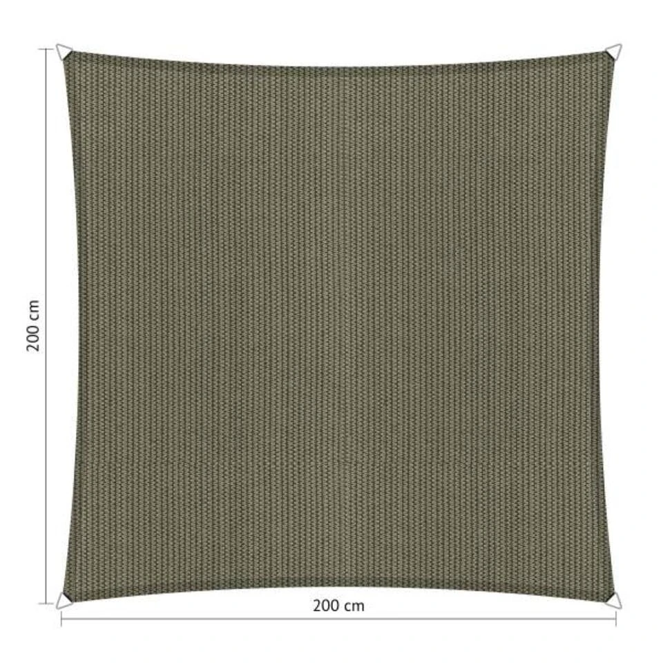 Shadow Comfort Vierkant 2x2m Desert Storm Met Bevestigingsset 3 Shadow Comfort Vierkant 2x2m Desert Storm Met Bevestigingsset