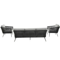 Garden Impressions Odessa Lounge Set 5-delig - Grijs -Tuinmeubel Winkel 1000013869 0104