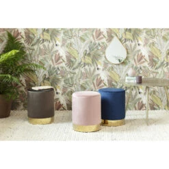 Lifa Living Belle Poef Donkergrijs -Tuinmeubel Winkel 1000022642 0101