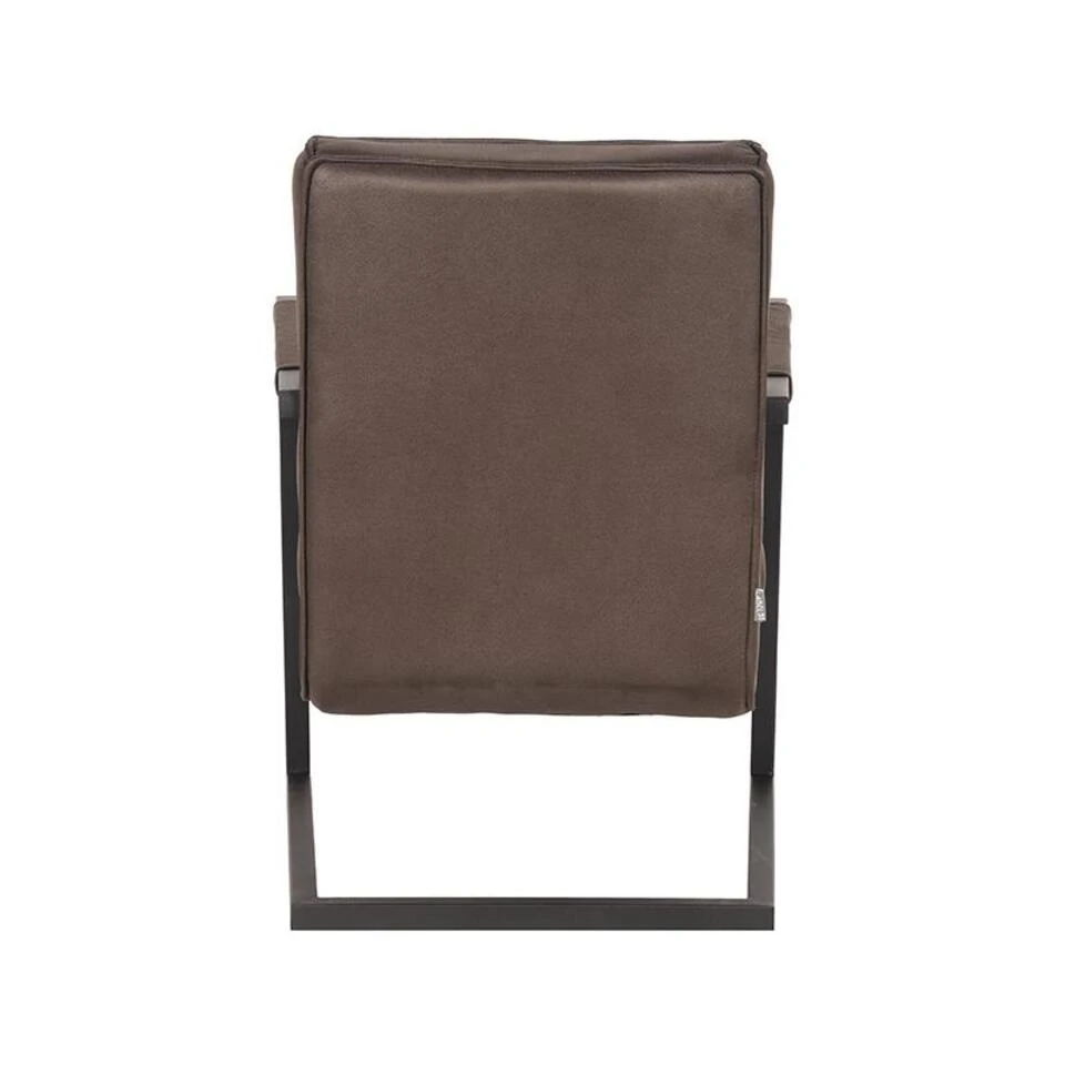LABEL51 Fauteuil Milo - Antraciet - Microfiber 6 LABEL51 Fauteuil Milo - Antraciet - Microfiber - Afbeelding 4