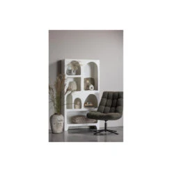 WOOOD Job Draaifauteuil - Teddy - Groen - 101x70x85 8 WOOOD Job Draaifauteuil - Teddy - Groen - 101x70x85 -Tuinmeubel Winkel 1000031099 0102