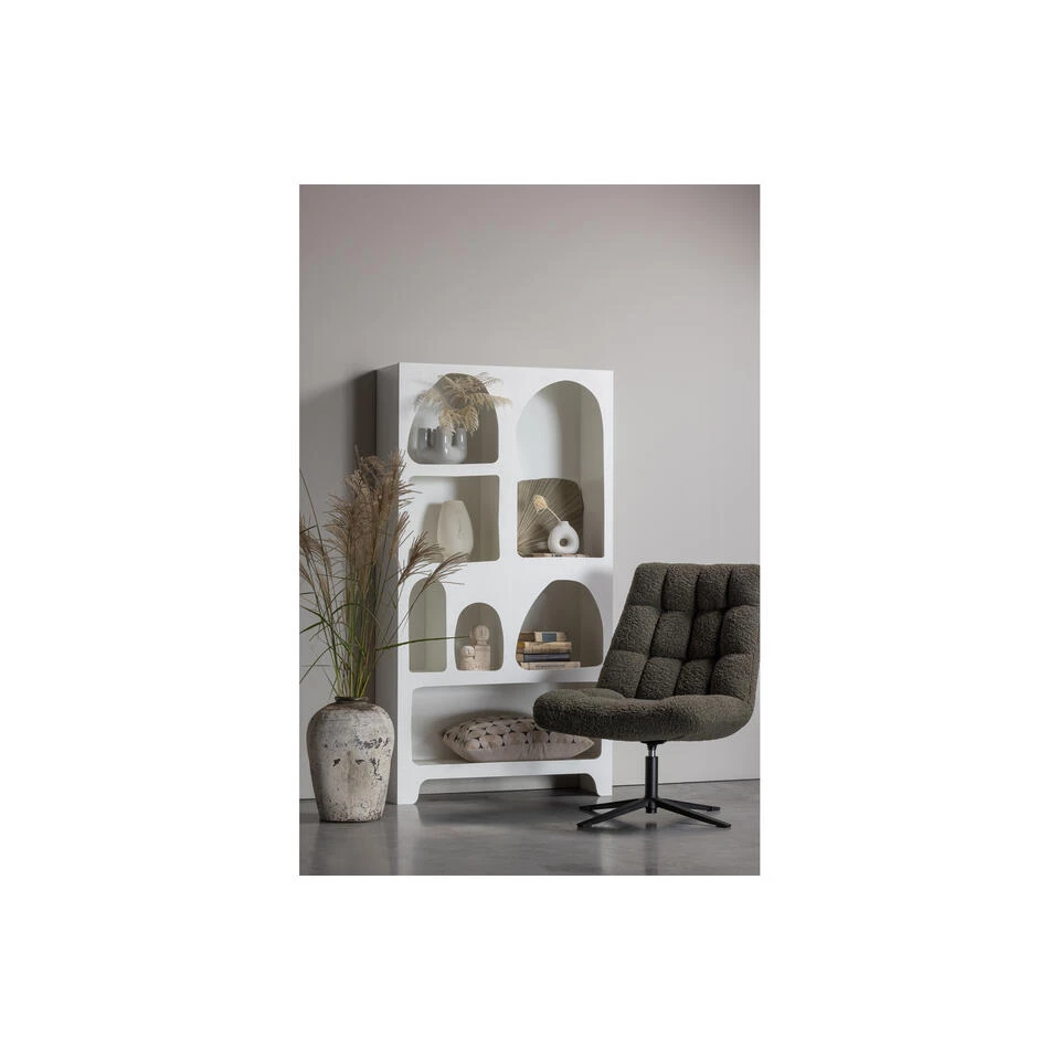 WOOOD Job Draaifauteuil - Teddy - Groen - 101x70x85 5 WOOOD Job Draaifauteuil - Teddy - Groen - 101x70x85 - Afbeelding 3