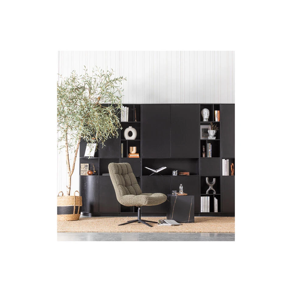 WOOOD Job Draaifauteuil - Teddy - Groen - 101x70x85 6 WOOOD Job Draaifauteuil - Teddy - Groen - 101x70x85 - Afbeelding 4