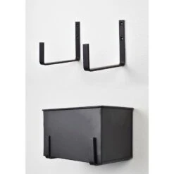 LOFT42 Flora Wand Plantenbak Large - Opbergbox - Metaal - Mat Zwart 9 LOFT42 Flora Wand Plantenbak Large - Opbergbox - Metaal - Mat Zwart -Tuinmeubel Winkel 1000032406 0103