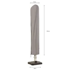 Madison - Parasol Cover - 250 X 60 - Grijs -Tuinmeubel Winkel 1000036282 0101