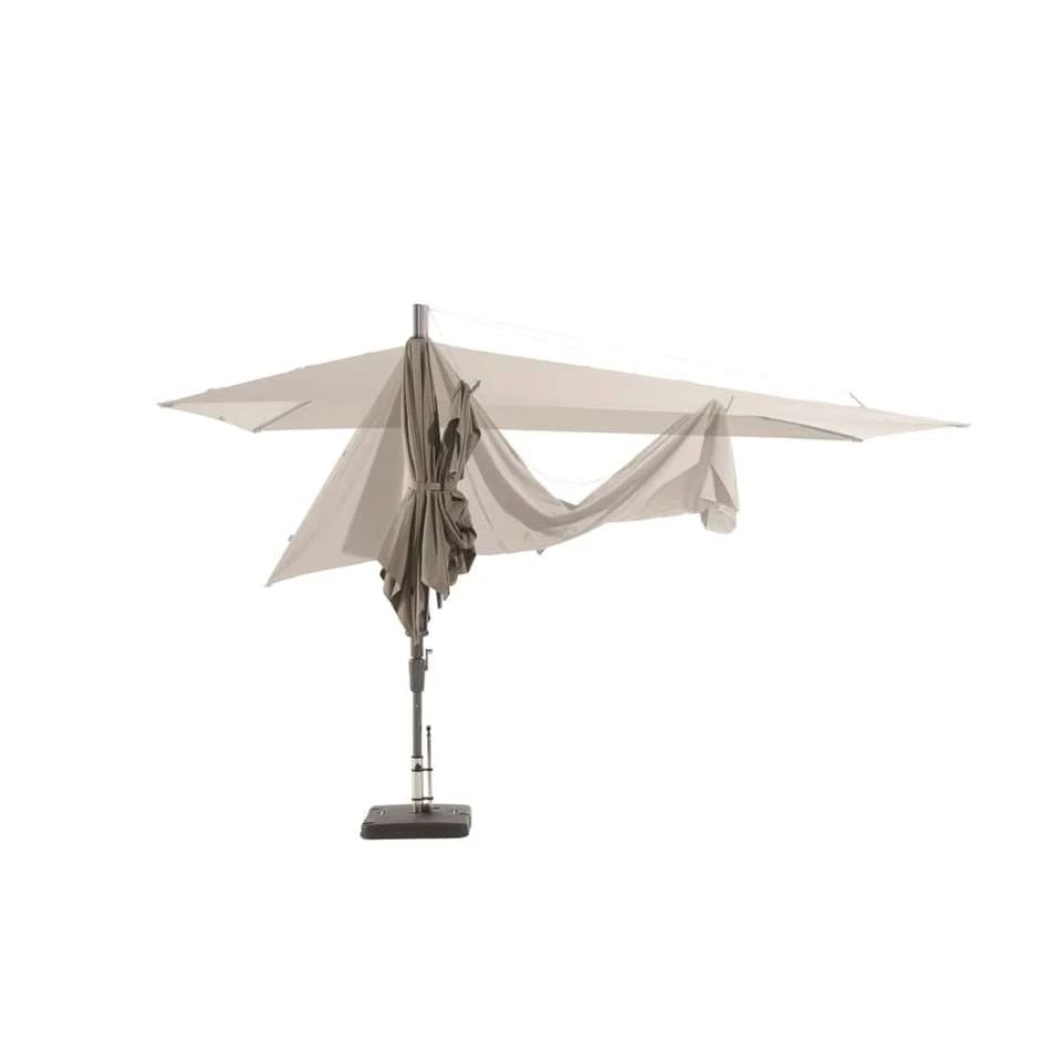 Madison - Parasol Asymetrisch Sideway - Taupe - 360x220 4 Madison - Parasol Asymetrisch Sideway - Taupe - 360x220 - Afbeelding 2