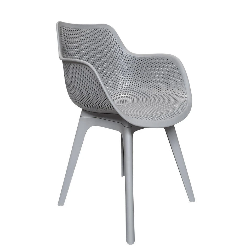 SenS-Line Jasper Tuinstoel - Kunststof - Grijs 3 SenS-Line Jasper Tuinstoel - Kunststof - Grijs