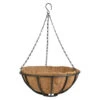 Esschert Design Hanging Basket - Metaal - Zwart - Met Inlegvel - 35 Cm -Tuinmeubel Winkel 1000040950