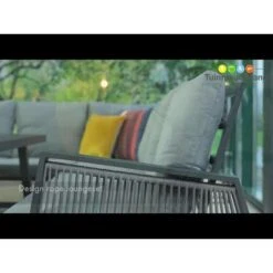 Garden Impressions Brendon L/D Set 5-delig Links - Licht Grijs -Tuinmeubel Winkel 1000041216 0103