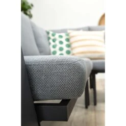 Garden Impressions Brendon L/D Set 5-delig Links - Licht Grijs -Tuinmeubel Winkel 1000041216 0104