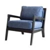 Industriële Fauteuil Morris Stof Blauw - Stof - Blauw 2 Industriële Fauteuil Morris Stof Blauw - Stof - Blauw -Tuinmeubel Winkel 1000041981