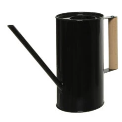 Decoris Gieter - Metaal - Zwart - 1300 Ml