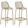 CLP Set Van 2 Barkrukken Air - Beige