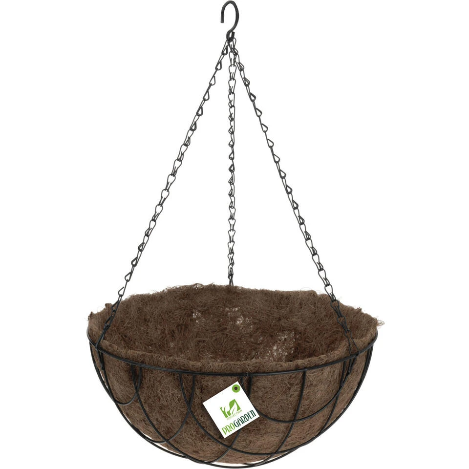 Pro Garden Hanging Basket - Plantenbak - Metaal - 30 Cm 3 Pro Garden Hanging Basket - Plantenbak - Metaal - 30 Cm