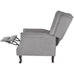 VidaXL Fauteuil Stof Grijs -Tuinmeubel Winkel 1000043926 0103