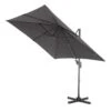 ACAZA Kantelbare Zweefparasol 250x250 Cm, Vierkant, Donker Grijs -Tuinmeubel Winkel 1000047018
