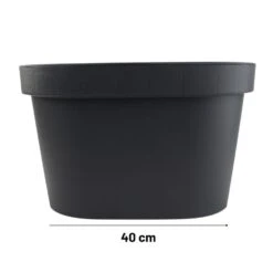 Orange85 Balkonbak Plantenbak Voor Buiten Antraciet 40 X 26 X 24,5 Cm -Tuinmeubel Winkel 1000049604 0111