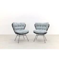 Garden Impressions Libelle Retro Loungestoel - Set Van 2 - Zwart -Tuinmeubel Winkel 1000053011 0102