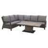 VDG Darwin/Jersey Deluxe Lounge Dining Set - Antraciet -Tuinmeubel Winkel 1000053076