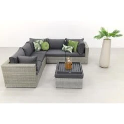 Suns Parma Loungeset - White Grey -Tuinmeubel Winkel 1000053087 0102