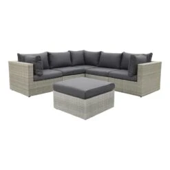 Tuinmeubel Winkel 22 Suns Parma Loungeset - White Grey