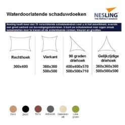 Nesling Coolfit 3x4 Ivoor -Tuinmeubel Winkel 1000054050 0103