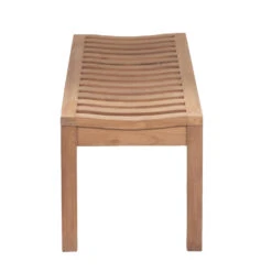 Giga Meubel Tuinbank Teakhout - Naturel - 120cm - Bank Madison -Tuinmeubel Winkel 1000054250 0103
