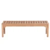 Giga Meubel Tuinbank Teakhout - Naturel - 150cm - Bank Madison