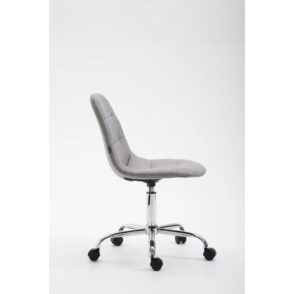Clp Bureaustoel Reims Stof Zilverkleurig 5 Clp Bureaustoel Reims Stof Zilverkleurig - Afbeelding 3