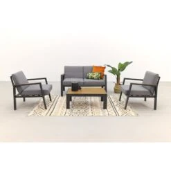VDG Monto Stoel-bank Loungeset - 4-delig -Tuinmeubel Winkel 1000054443 0103
