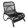 Giga Meubel Loungestoel Rotan Zwart - 65x71x78cm -Tuinmeubel Winkel 1000057066